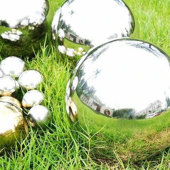 6Pcs din Oțel Inoxidabil Uitîndu-Bile Luciu Sferă Oglindă Minge de Gol pentru Acasă Decorare Grădină Ornament Meserii