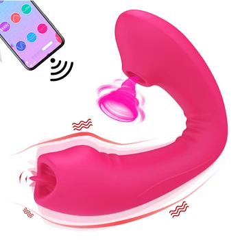 Sex Fara Preludiu Portabil Limba Lins Vibratoare Pentru Femei Bluetooth App De Control Pizde Care Suge Vibratoare Jucarii Sexuale Vibratoare Chilotei