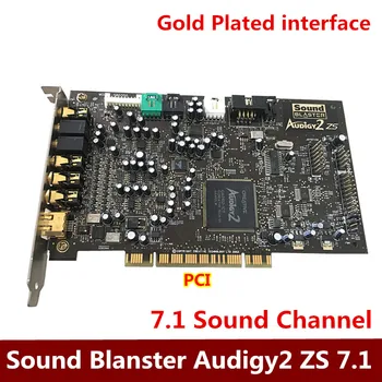 Original 7.1 Canale Cântec placa de Sunet Audigy2 ZS SB0350 PCI Sound Inovativ suport pentru Card KX Transport Gratuit