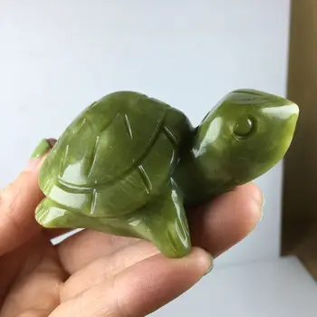 Piatra Figurine Turtle statutul ceai de companie Statui din Asia jadeit ceai de jad piatră prețioasă de broască țestoasă sculpta 1buc
