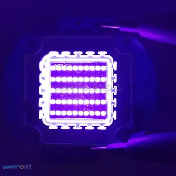 50W UV Violet LED-uri Ultraviolete Becuri Lampa de Chips-uri 365nm 380nm 395nm 420nm 50W Lumina de Mare Putere DC30-36V 1.5 a Multicip LED