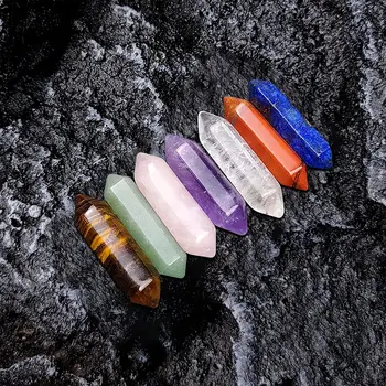 Premium Vindecare Cristale Kit în Cutie de Cadou 7 Chakra Set Scazut cu 7 Pietre Chakra Stone Set de Meditație Piatra Yoga Amuleta Meditație