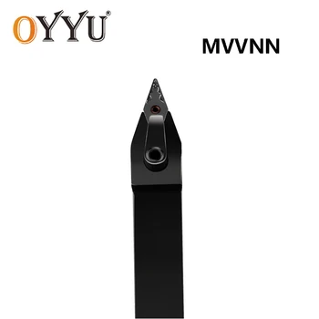 OYYU 72.5° MVVNN 2020 MVVNN2020K16 MVVNN1616K16 MVVNN2525M16 Insertii Carbură de Strung Tool Holder CNC Bar Cutter de Cotitură Toolholder