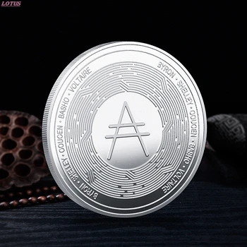 Placat cu Cardano ADA Monedă Cryptocurrency Fizică Colecție de Monede de Metal Fierbinte