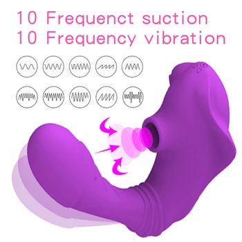 Suge Vibratorul pentru Femei, Vaginul, punctul G, Clitorisul Stimulator Biberon Fraier Masaj Masturbare Penis artificial sex Feminin Adulti Jucarii Sexuale