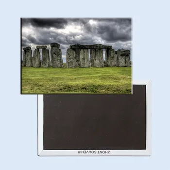 Magneți Turistice Peste Min. Pentru 12 Dolari, Anglia, Stonehenge-Salisbury Peisaj Magnet De Frigider 5510 Turism Suvenir