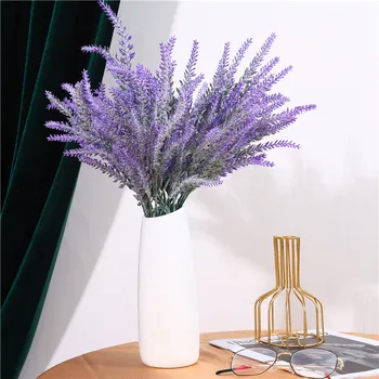 1 Buchet De Provence Lavender Flori Artificiale De Înaltă Calitate De Flori Pentru Acasă Decor Nunta Cereale Decorative Fals Planta Flori