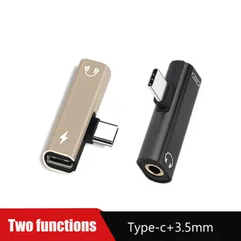 2 In 1 Tip C Pentru Jack de 3,5 mm pentru Căști de Încărcare Convertor USB Tip-C Adaptor Audio pentru Xiaomi 6 Huawei Tip C accesorii telefon