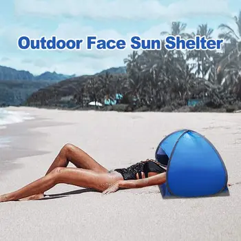 Plajă, Soare Adaposturi Portabile Cap Cort Vânt Impermeabil cu Telefonul Mobil Stand pentru Camping Pescuit