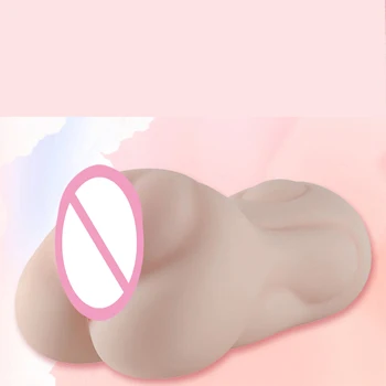 Dublu-Strat Automată Masturbator Jucării Pentru Aldult Sex Om Juca Sex Vagin Silicon Interactive De Sticlă Penis Artificial Sex Masculin Vibratoare Jucarii