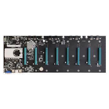 BTC-S37 Pro SODIMM DDR3 Miniere Placa de baza 8 PCIE 16X Grafic Card pentru BTC Miner Accesorii SATA3.0 Suport VGA + HDMI Compatibil