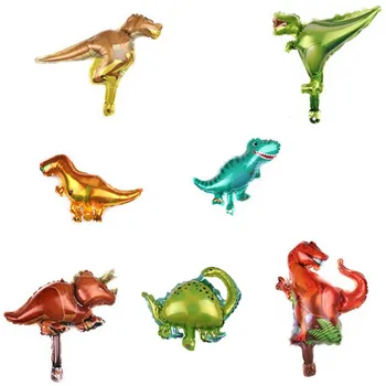 Mare de 4D de Mers pe jos Dinozaur Baloane Folie , Copii ale modelului de Animale Jucării , Petrecere de Aniversare , Copil de Dus Decor