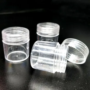 4buc/pachet material Plastic Transparent Cutie de Depozitare Margele Medicina Lucruri Mici Organizator Caz B002