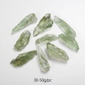 1 buc Prime Naturale Piatra Verde Cristal Mineral Specimen de Cristal Pietriș Forma Aleatoare Rezervor de Pește Acvariu de Decor